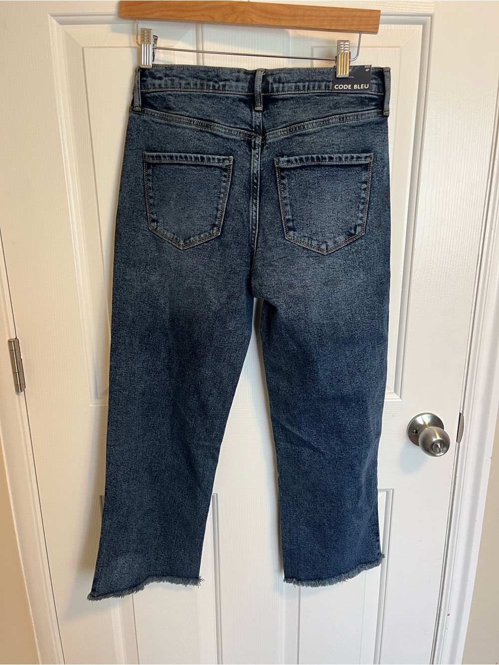 NWT Code Bleu Petite Size Stretch Denim Straight Leg High Rise Jeans - Picture 4 of 8